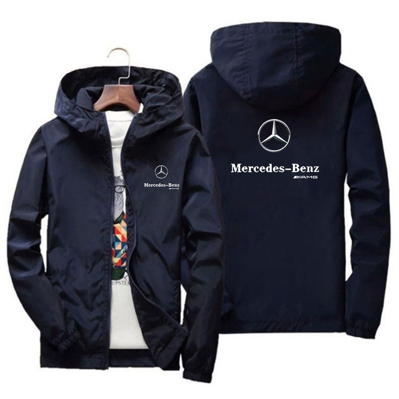 New Youth Men'S Casual Jacket Hooded Windbreaker Men'S Baseball Uniform Jacket Men - Image 3