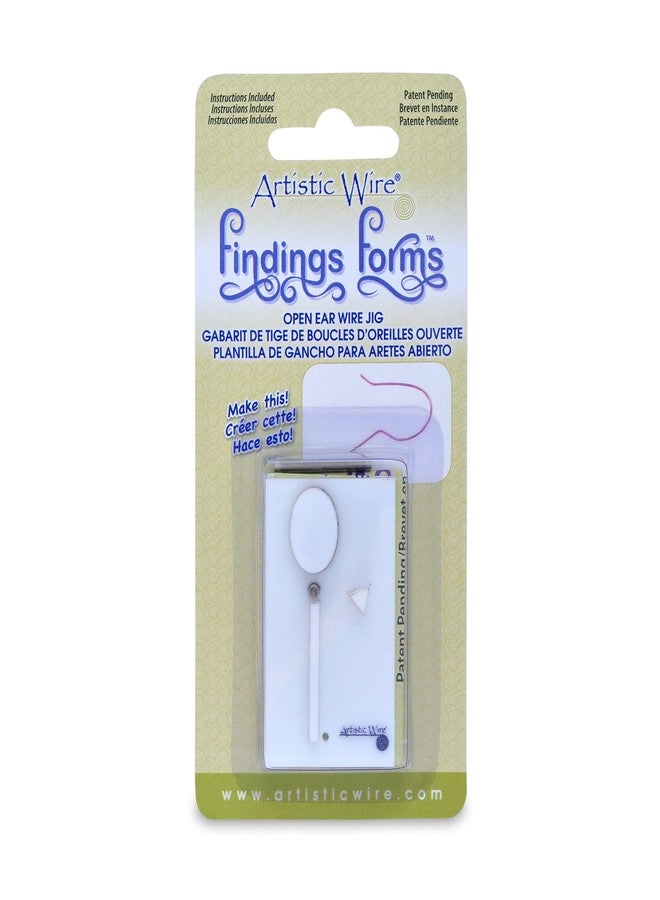 Artistic Wire Findings Forms, Open French Ear Wire, 1 pc - Image 1