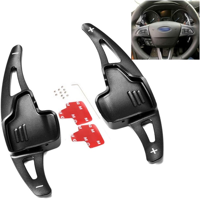 SANRILY Steering Wheel Paddle Shifter Extension for Ford Focus, Kuga, Ecosport, and Escape - Image 1