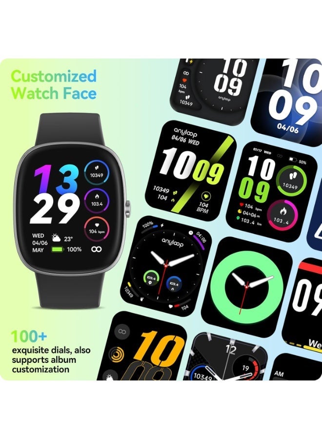 New 2025 Smart Watch with Bluetooth Calling, 1.83" AMOLED HD Display, 100+ Sports Modes, Heart Rate & SpO2 Monitor, IP67 Waterproof Fitness Tracker for Android iOS Men Women - Image 5