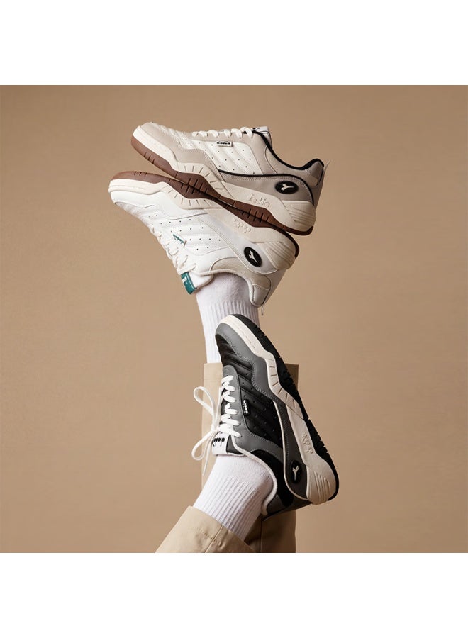 Diadora Action Flash Low-cut Sports Casual Shoes For Men And Women White/gold N5819 Size 40.5 - Image 1