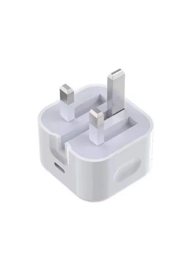 20W USB-C Fast Charger with Folding Plug – PD Wall Adapter, Supports Fast Charging up to 3A, Compact and Travel-Ready  - Image 1