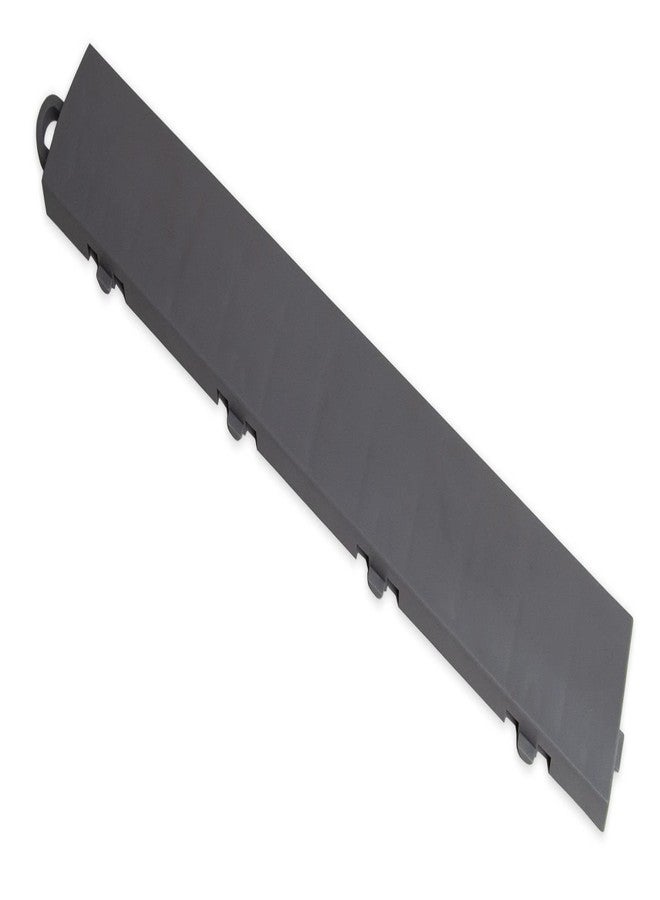 Big Floors Male Transition Edge Kit, Durable Interlocking Modular Garage Floor Edging, Compatible with RaceDeck, GarageTrac and GarageDeck Products, (11 Piece), Graphite - Image 2