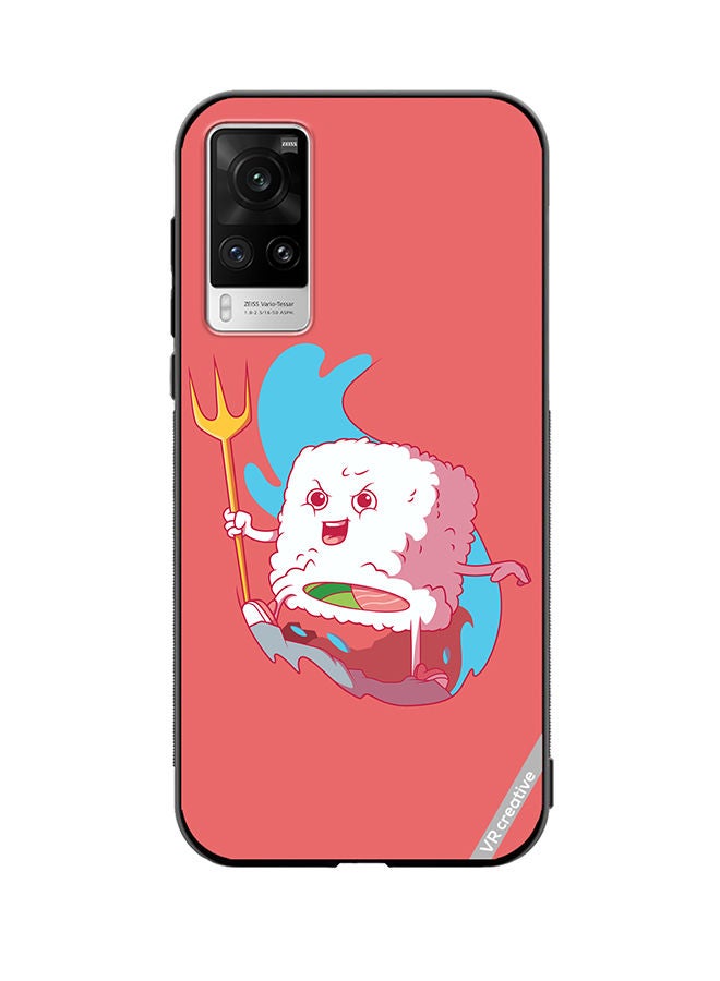 VR CREATIVE Protective Case Cover For Vivo X60 Pro King Sushi Design Multicolour - Image 1