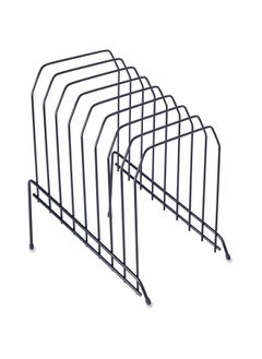 Lorell Wire Step File 8Dividers Black  - Image 1