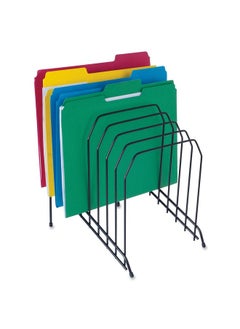 Lorell Wire Step File 8Dividers Black  - Image 2