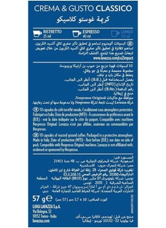 Lavazza Lavazza Crema E Gusto Classico Compatible Capsules With Nespresso 10 Capsules Blue  - Image 4