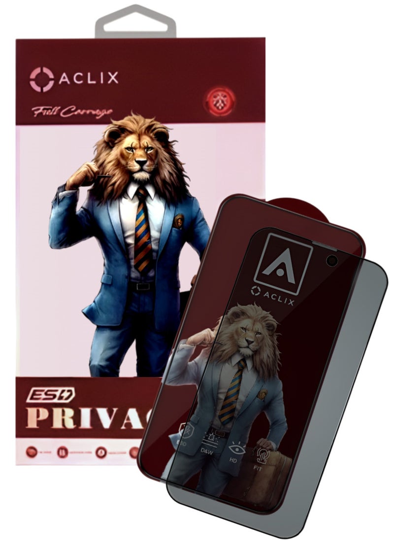 ACLIX Antistatic ESD Dustproof Premium Quality High Definition Tempered Glass Screen Protector Designed For  iPhone 10 - Image 1