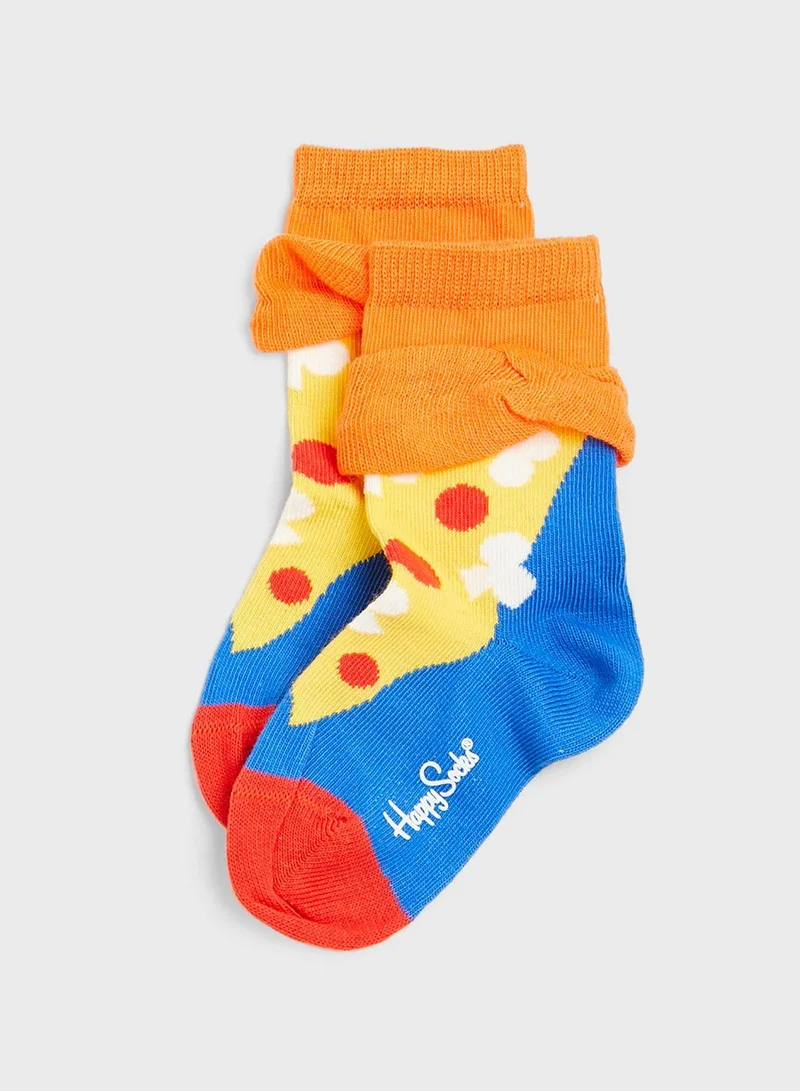 Happy Socks Kids Pizza Slice Socks