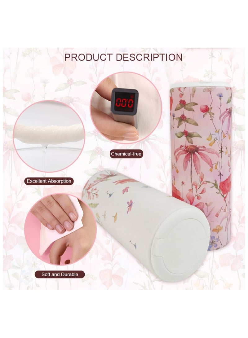 Affosentials Floral Fantasy Car Tissue Box | 4 Tubes x 70 Sheets | Car Cup Holder Tissue | Premium Soft Facial Tissue Box | Party Decor | Designer Tissue | Car Accessories | School Bag Tissue | Gift | Party Decor | Office Desk Tissue Box | Kitchen Tissue | Kids Tissue | Kids School Bag Tissue | Compact Tissue Box | Soft Tissue | Facial Tissue | Mothers Day Gift | Baby Shower | Wedding Basket Gift | Desk Organizer | Desk Accessories - Image 3