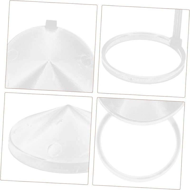 ULTECHNOVO 5Pcs Portable Plastic Humidifier Splash Guard Multi-Functional Water Stopper Brackets for Indoor Water Features Rockery and Air Humidifiers Easy Installation for Dry Indoor Environment - Image 5