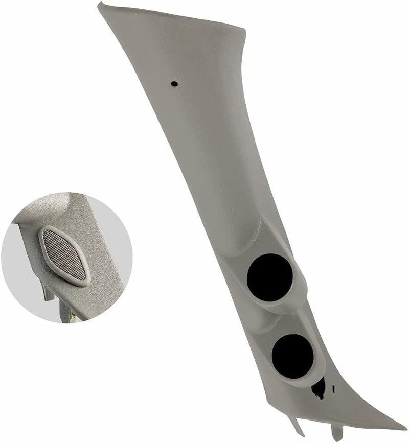 GLOWSHIFT Tan Full Size Dual Pillar Gauge Pod Compatible with Chevrolet Chevy Silverado Duramax 2007-2013 - A-Pillar Speaker Cutout - Factory Color Matched - Mounts (2) 2-1/16" (52mm) Gauges - Image 1