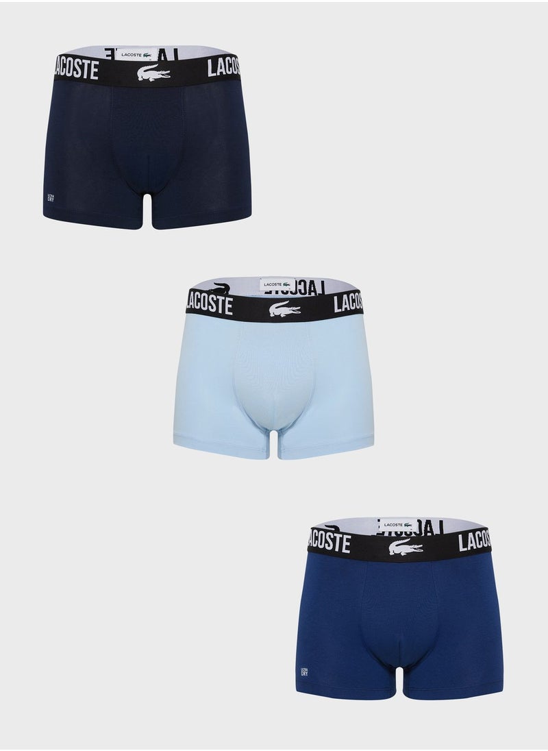 3 Pack Logo Band Trunks