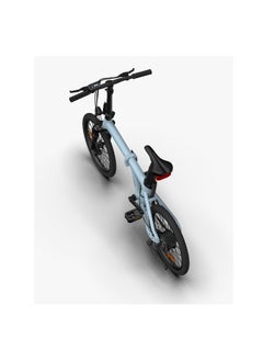 ADO ADO Electric Bike Air 20Lite, Foldable Ebike with 350W Brushless Motor, High-Efficiency Carbon Belt, 36V/9.6Ah Removable Battery, 25-35 km/h, APP Control, 20" Tires, Aluminum Alloy Frame, Front Fork Suspension (Pastel Blue) )  - Image 4