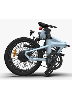 ADO ADO Electric Bike Air 20Lite, Foldable Ebike with 350W Brushless Motor, High-Efficiency Carbon Belt, 36V/9.6Ah Removable Battery, 25-35 km/h, APP Control, 20" Tires, Aluminum Alloy Frame, Front Fork Suspension (Pastel Blue) )  - Image 5