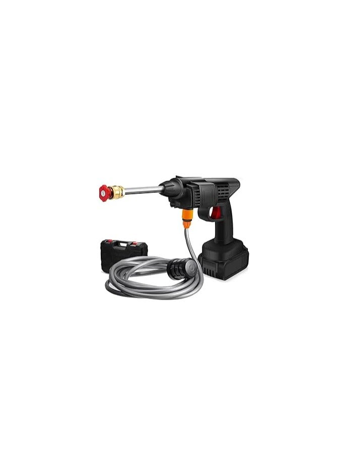 48V Cordless High Pressure Washer with Rechargeable Battery and 3-in-1 Adjustable Nozzle - Image 5