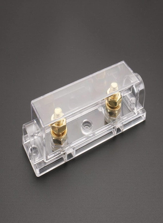 Baomain 2-Pack ANL Fuse Holder - Gold Plated, Clear Cover, for Car Audio/Truck - Image 5