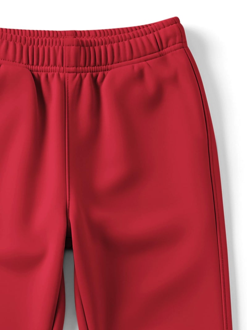 HELLCAT Trendy Solid Cotton Blend Regular Fit Track Pant for Boys - Pack of 4 Red/Melange/Black/Dark Grey 3-4 Years - Image 5