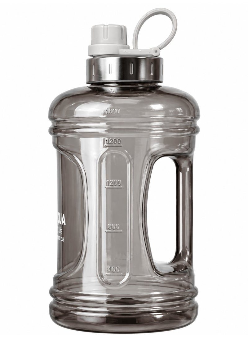 ZAICA 1.6L BPA-Free Sports Water Bottle with Handle, Leakproof Lid, Large Capacity Reusable Water Jug for Gym, Fitness, Hiking, Travel & Outdoor Activities - Image 1