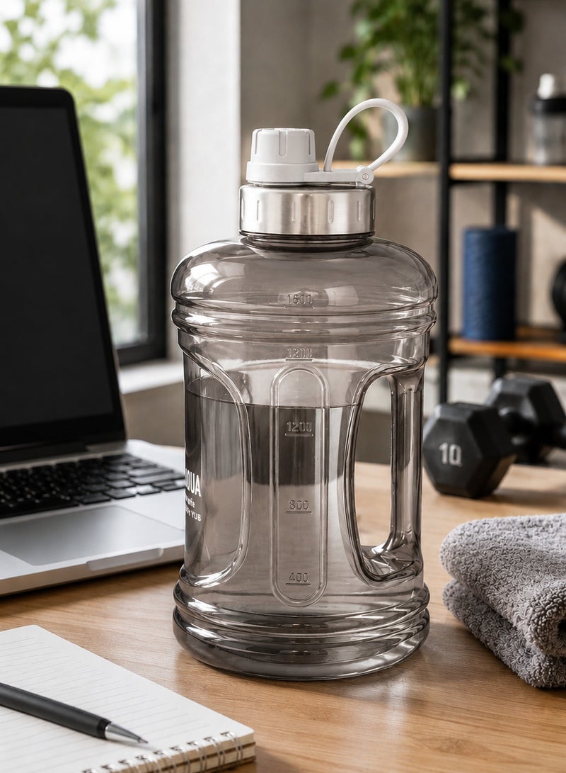 ZAICA 1.6L BPA-Free Sports Water Bottle with Handle, Leakproof Lid, Large Capacity Reusable Water Jug for Gym, Fitness, Hiking, Travel & Outdoor Activities - Image 3