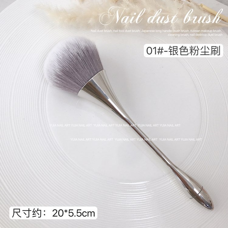 Ins Nail Pography Props Irregular Water Ripple Silver Dust Brush Background Tool Decoration Shooting Internet Celebrity - Image 1