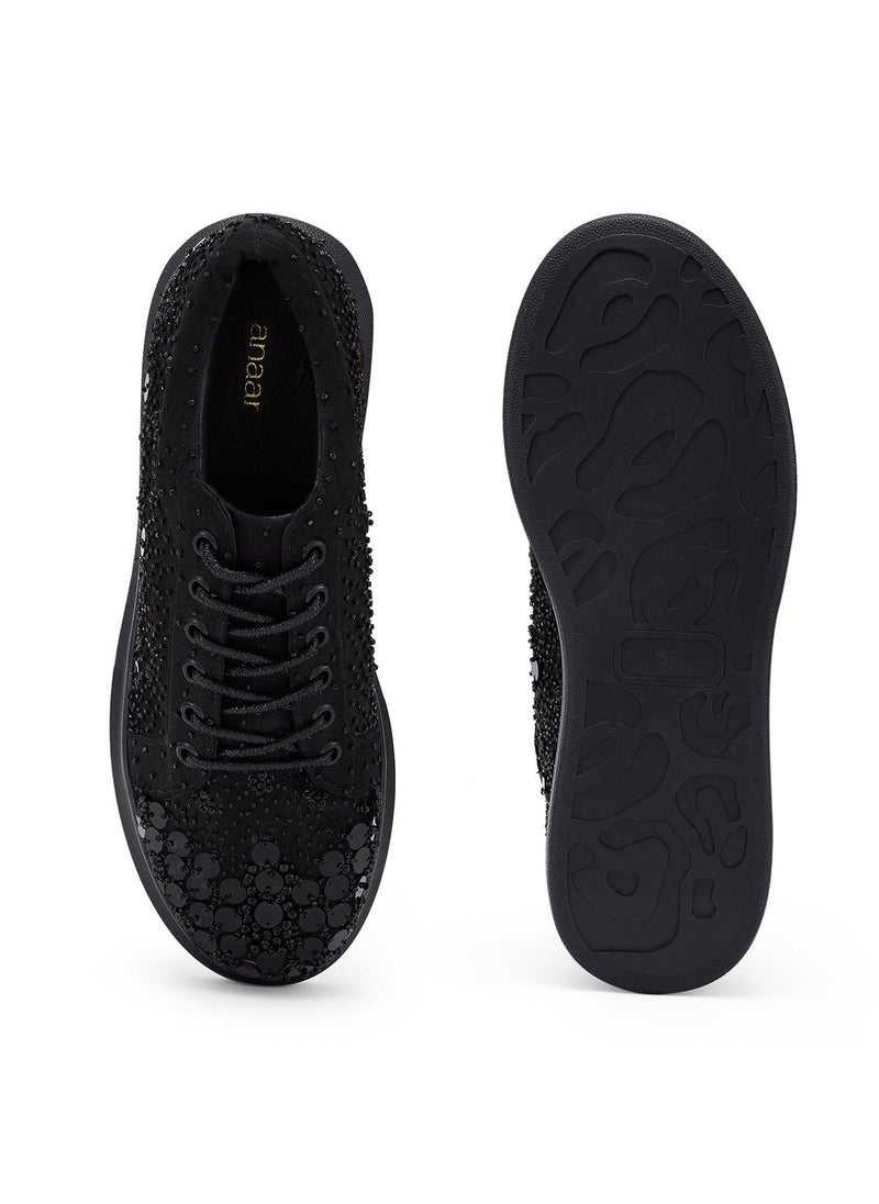 Anaar Anaar Captain Chic Classic Sneakers, Womens Festive, Special Occasion and Partywear Premium Shoes  - Image 5