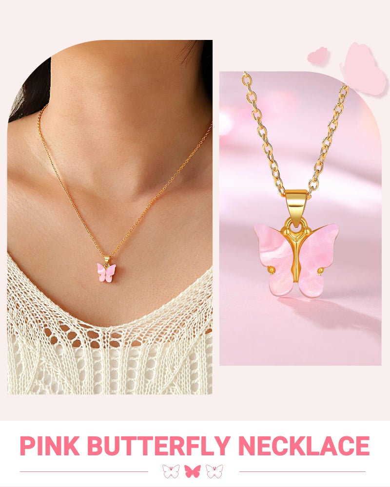 UNGENT THEM 5 Year Old Girl Birthday Gift Ideas Gifts for 5 Year Old Little Girls 5th Birthday Decorations Necklace - Image 2
