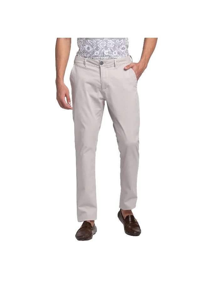 بيينغ هيومان Mens Stone Grey Slim Fit Chinos