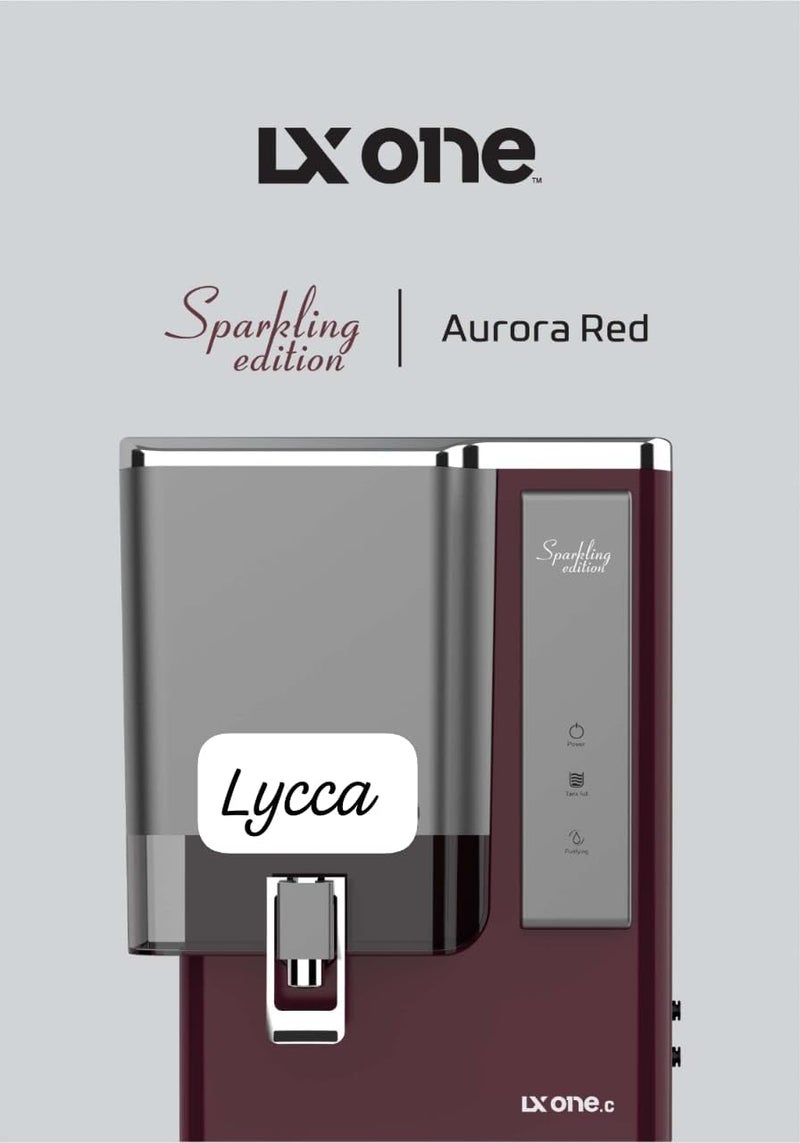 LYCCA LX one Sparkling Edition Aurora Red Water Purifier Lycca with alkalinecopper zinkminral - Image 3