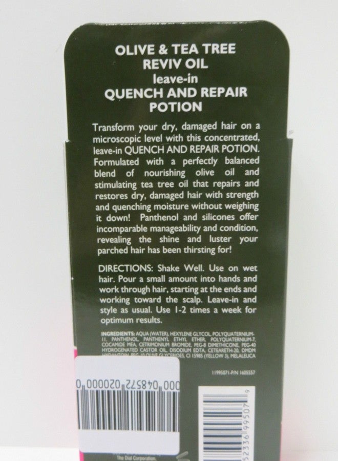 Smooth N Shine Olive &Tea Tree Quench & Repair Potion 3's 5.8 oz. - Image 2