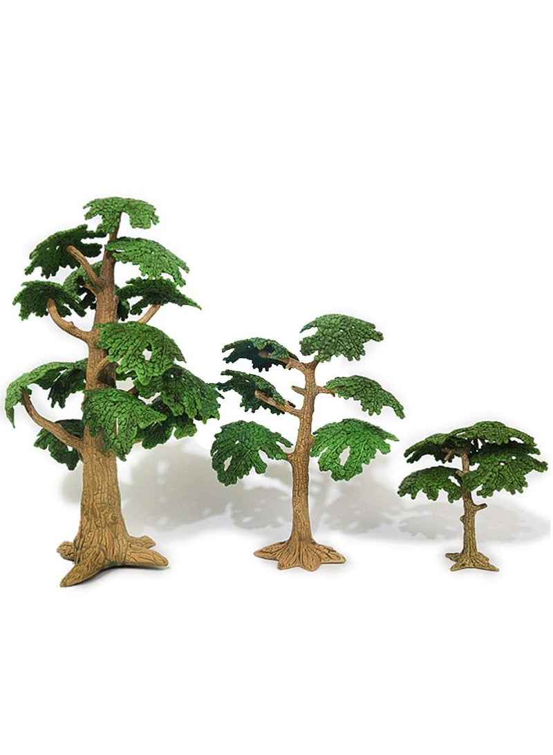 KASTWAVE Tree Model Artificial Fake Mini Miniature Trees Train Railways Landscape Scenery Decoration Mini Pine Tree Cypress Model for DIY Scenery Craft (3pcs) - Image 2