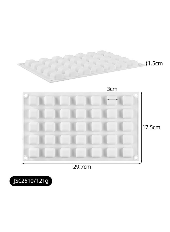 Hot Sale Various Shape Cake Ice Cake Food Grade Silicone Heart Shape Mold Round Donut Cookie Mold Special-Specification:Jsc2510 Trapezoid 121g - Image 1