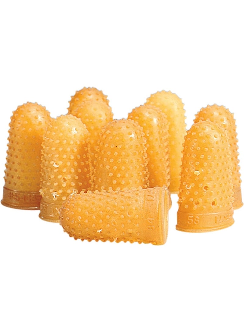 Swingline Swingline Rubber Finger Tips, Finger Cots, Small, Size 11, Amber, Finger Protector For Use with Swingline Staples & Swingline Staplers, Home Office Desktop Accessories, 12 count (54031)  - Image 1