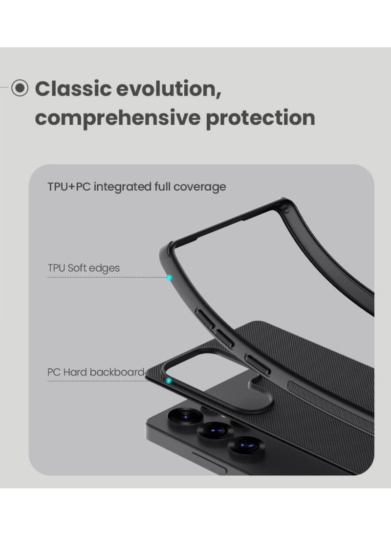Nillkin - Super Frosted Shield Pro Magnetic Matte Case for Samsung Galaxy S25 Ultra (2025) – Slim, Shockproof, Dual Material, Anti-Fingerprint, Durable Protective Cover (Black) - Image 1