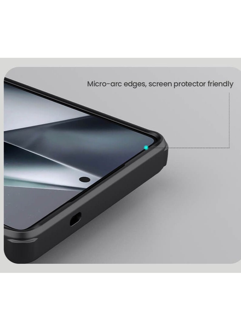 Nillkin - Super Frosted Shield Pro Magnetic Matte Case for Samsung Galaxy S25 Ultra (2025) – Slim, Shockproof, Dual Material, Anti-Fingerprint, Durable Protective Cover (Black) - Image 1