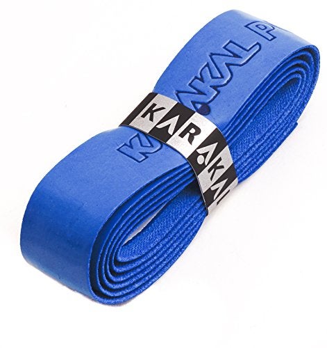 Karakal - PU Super Grip - Self-Adhesive Grip Tape for Badminton, Squash, Tennis, Hockey Stick or Ice Hockey Stick – Pack of 5 or 24 – Assorted Colours, Blue - Cobalt Blue, Grip 1 - Image 1