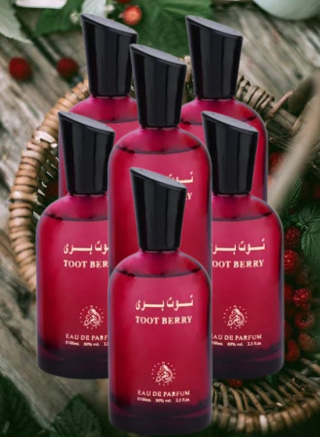 الفخر 6 قطع عطر توت بري 100مل - Image 1