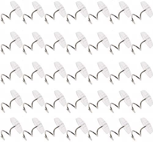 SOWAKA 30 Pcs Twist Pins Upholstery Clear Heads Slip Cover Fasteners Headliner Pins for Sofa Car Van Home Furniture Hold Bed Skirt (30 pcs) - Image 1