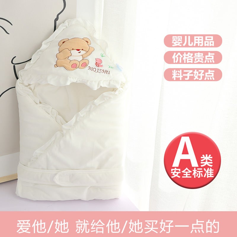 Newborn Baby Quilt Spring, Born Anti-Shock Bag Quilt Delivery Room Bag Towel Out Thick Baby Supplies - Image 1