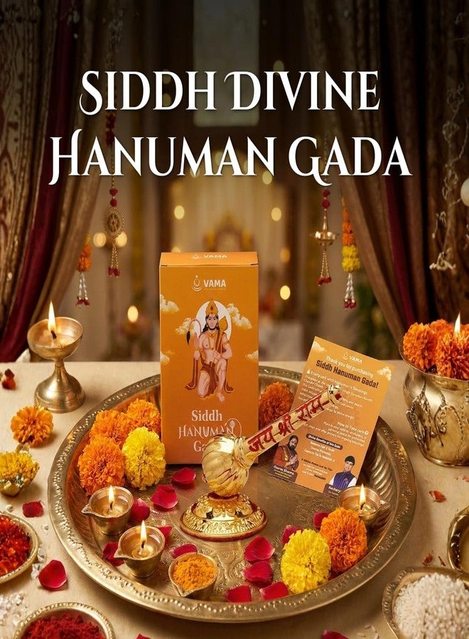 فاما عصا هانومان فاما سيده للسيارة | عصا هانومان مُفعّلة بالطاقة الروحية للطقوس الدينية | تمثال هانومان للسيارة | حماية إلهية، قوة، وبركات | 70 غرامًا من المعدن الروحاني - Image 2