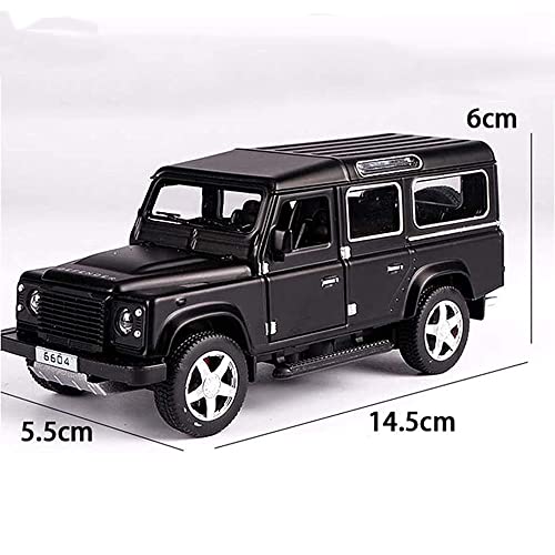 Coelon 1:32 Scale Defender Die Cast Metal Car Toy with Light and Sound for Kid - Image 2