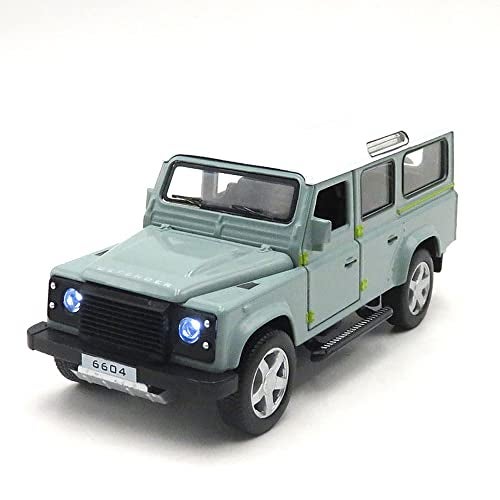 Coelon 1:32 Scale Defender Die Cast Metal Car Toy with Light and Sound for Kid - Image 1