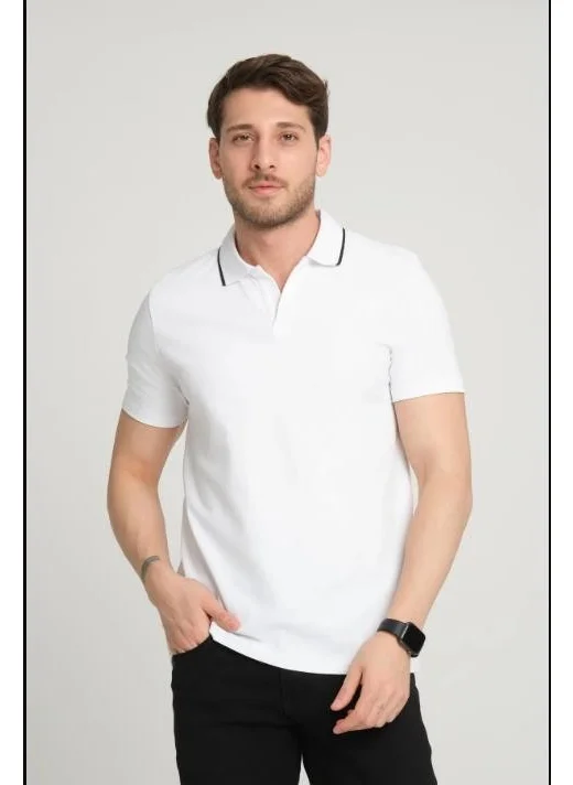 الكسندر جاردي Alexandergardı Polo Neck T-Shirt (E22-70500)