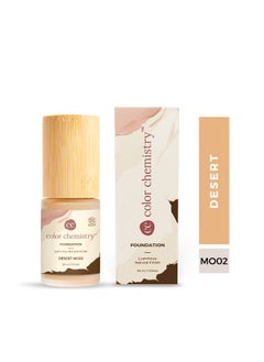 Color Chemistry Color Chemistry Desert Liquid Foundation - 30 ml, Enriched With Rosehip Andgreen Tea, For Luminous Natural Finish, Buildable Coverage, And Certified Organic  - Image 5