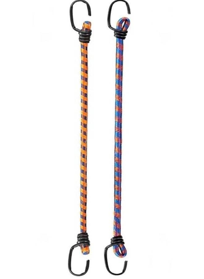 COPY LINE Bungee Rope Set, Stretchable Drying Rope with Hooks, Multicolour (2, Multicolour, 5 ft) - Image 1