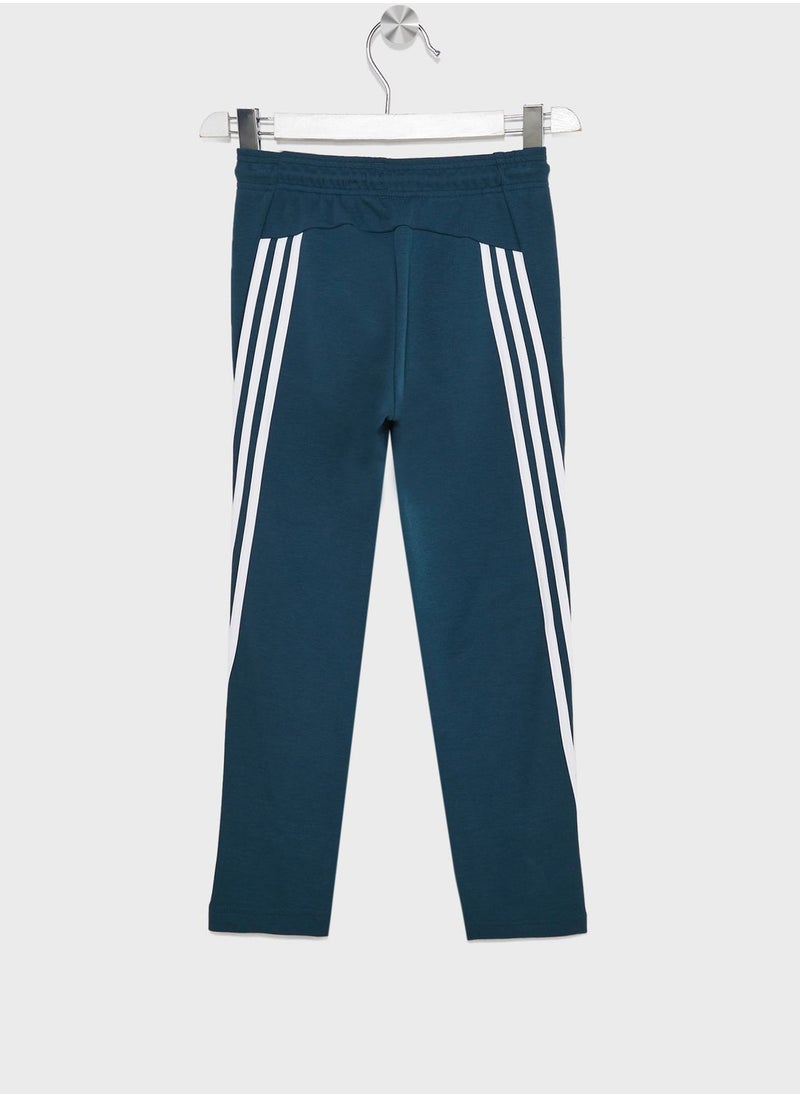 Adidas - Future Icons 3-Stripes Ankle-Length Joggers - Image 1