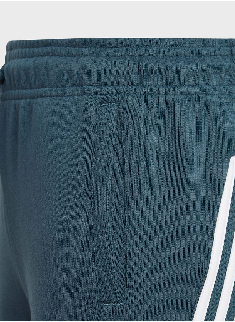 Adidas - Future Icons 3-Stripes Ankle-Length Joggers - Image 1