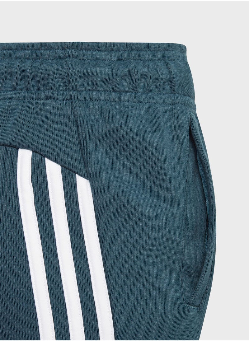 Adidas - Future Icons 3-Stripes Ankle-Length Joggers - Image 1