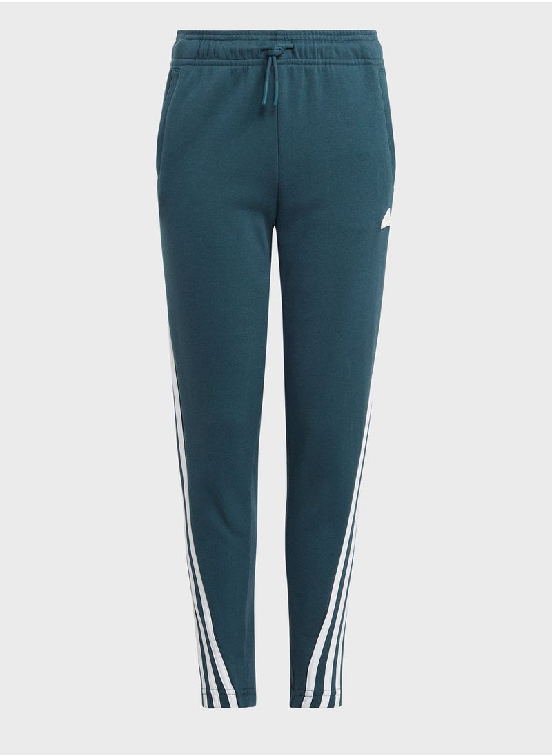 Adidas - Future Icons 3-Stripes Ankle-Length Joggers - Image 1