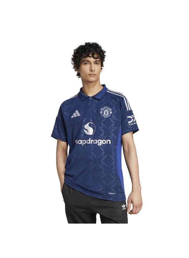 adidas أديداس طقم مانشستر يونايتد أزرق رجالي XS  - Image 4
